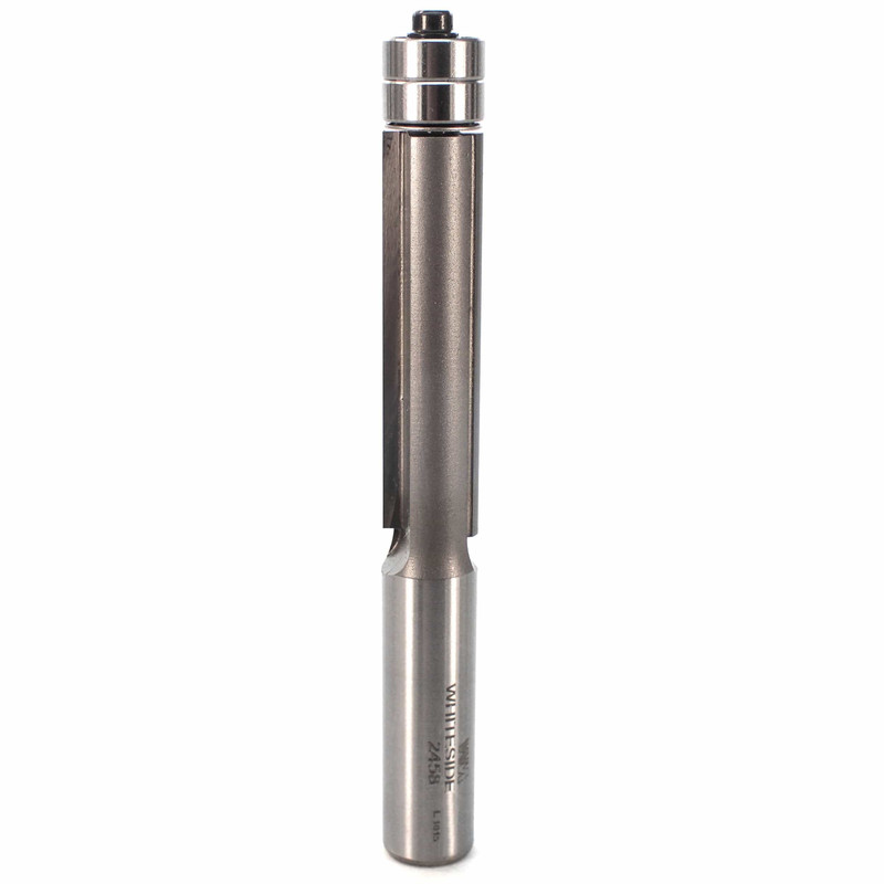 Two Flute Flush Trim Router Bit with Double Bearing - 1/2" SH - Diameter:1/2" - Cutting Length:2"